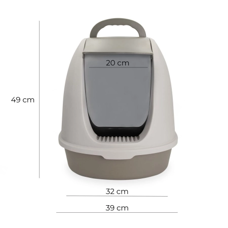 Kuweta dla zwierząt Carinio Capsule Coffee XL