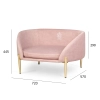 Legowisko dla zwierząt Carinio Oval Blush