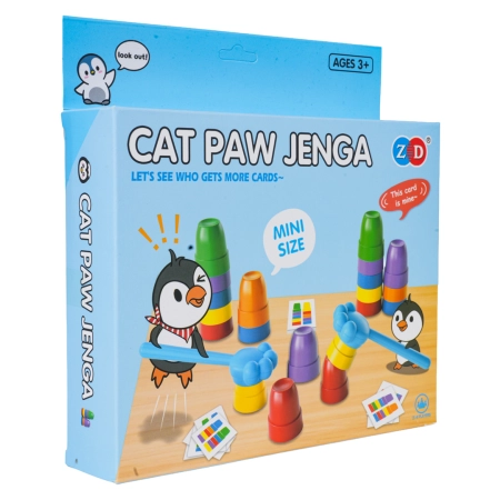 Gra Zręcznościowa Kubeczki + Karty Edycja Pingwinek