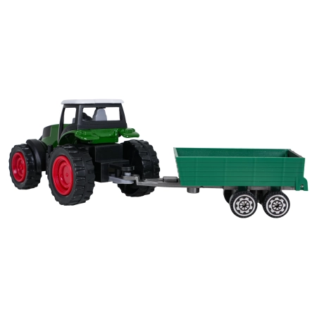Traktor Zielony z Przyczepą