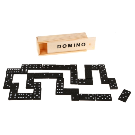 Domino drewniane dla dorosłych i dzieci 3+