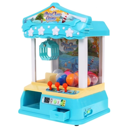 Automat z Chwytakiem dla dzieci 3+ Gra zręcznościowa Łapacz kulek + Panel sterowania + 10 kulek + 12 żetonów