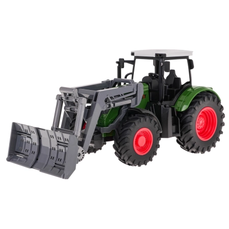 Zielony Traktor ze Spychem