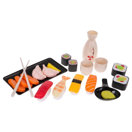 Zabawkowy Zestaw sushi na rzepy dla dzieci 3+ | 22 elementy
