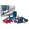 Domino zestaw 130el z torem przeszkód