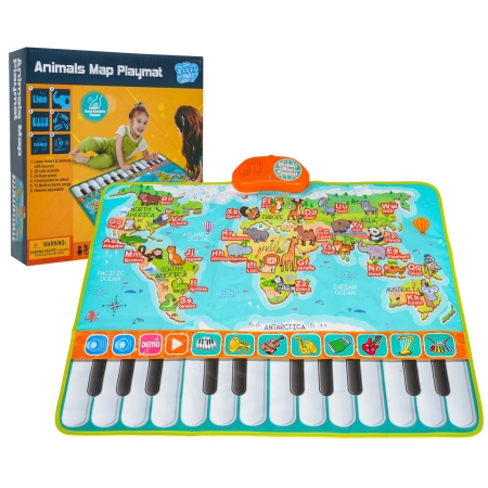 Mata Muzyczna Keyboard Świat Zwierząt
