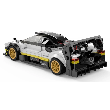 Autko 1:28 Pagani Zonda R Klocki Biały RASTAR