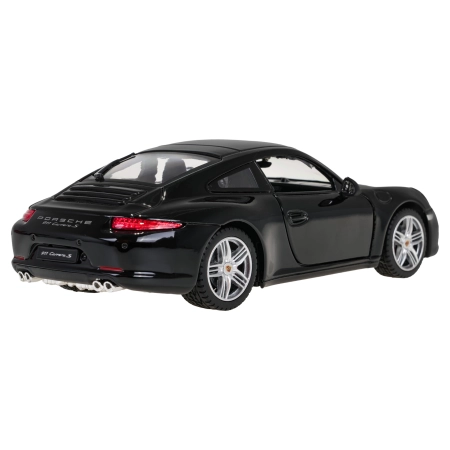 Autko Metalowe 1:24 Porsche 911 Czarne RASTAR
