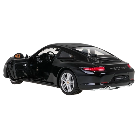 Autko Metalowe 1:24 Porsche 911 Czarne RASTAR