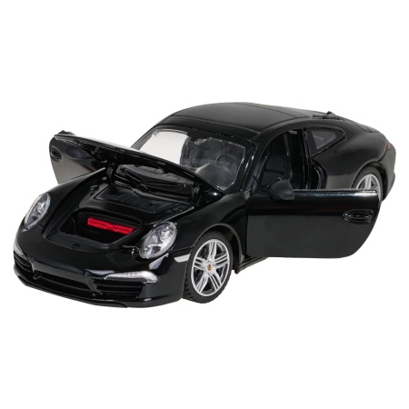 Autko Metalowe 1:24 Porsche 911 Czarne RASTAR