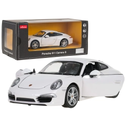 Autko Metalowe 1:24 Porsche 911 Biały RASTAR
