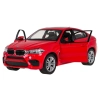 Autko Metalowe 1:24 BMW X6M Czerwone RASTAR