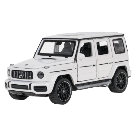 Autko Metalowe 1/32 Mercedes-Benz AMG G63 z Dźwiękiem Białe RASTAR