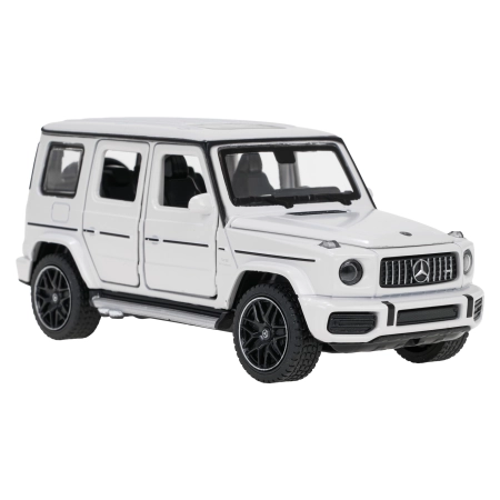 Autko Metalowe 1/32 Mercedes-Benz AMG G63 z Dźwiękiem Białe RASTAR