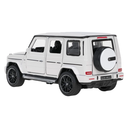 Autko Metalowe 1/32 Mercedes-Benz AMG G63 z Dźwiękiem Białe RASTAR