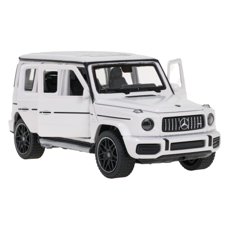 Autko Metalowe 1/32 Mercedes-Benz AMG G63 z Dźwiękiem Białe RASTAR