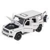Autko Metalowe 1/32 Mercedes-Benz AMG G63 z Dźwiękiem Białe RASTAR