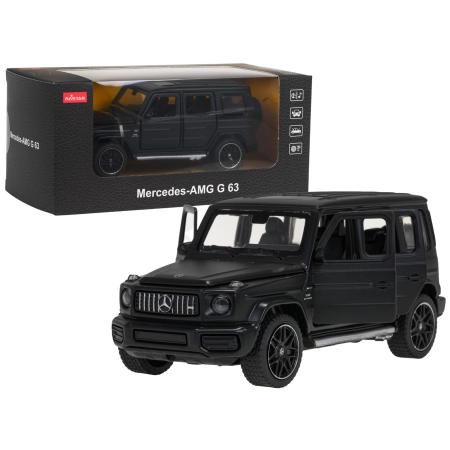 Autko Metalowe 1/32 Mercedes-Benz AMG G63 z Dźwiękiem Czarny RASTAR