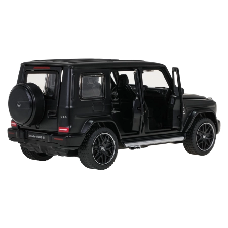 Autko Metalowe 1/32 Mercedes-Benz AMG G63 z Dźwiękiem Czarny RASTAR