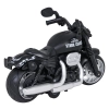 Metalowy Motocykl Czarny z Funkcją Świateł i Dźwięku
