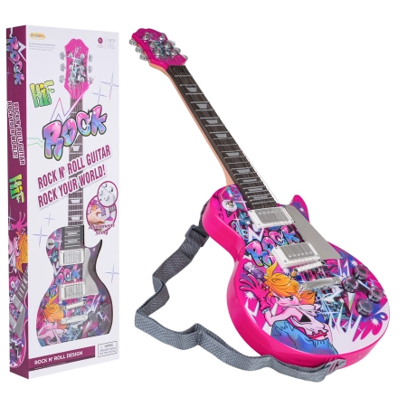 Zestaw Gitara Różowa