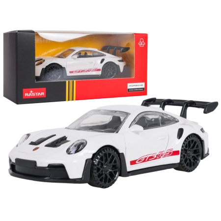 Autko Metalowe 1:43 Porsche  911 GT3 RS Białe RASTAR