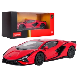 Autko Metalowe 1:43 Lamborghini Sian Czerwone RASTAR