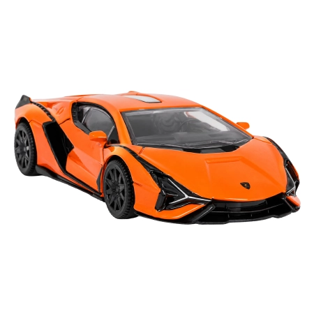 Autko Metalowe 1:43 Lamborghini Sian Pomarańczowe RASTAR