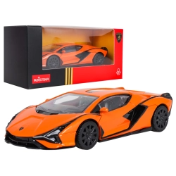 Autko Metalowe 1:43 Lamborghini Sian Pomarańczowe RASTAR