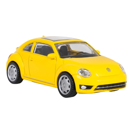 Autko Metalowe 1:43 Volkswagen Beetle Żółty RASTAR