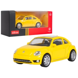 Autko Metalowe 1:43 Volkswagen Beetle Żółty RASTAR
