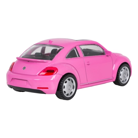 Autko Metalowe 1:43 Volkswagen Beetle Różowy RASTAR