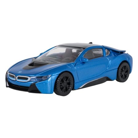 Autko Metalowe 1:43 BMW i8 Niebieskie RASTAR