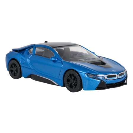 Autko Metalowe 1:43 BMW i8 Niebieskie RASTAR