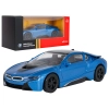 Autko Metalowe 1:43 BMW i8 Niebieskie RASTAR