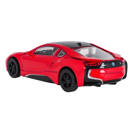 Autko Metalowe 1:43 BMW i8 Czerwone RASTAR