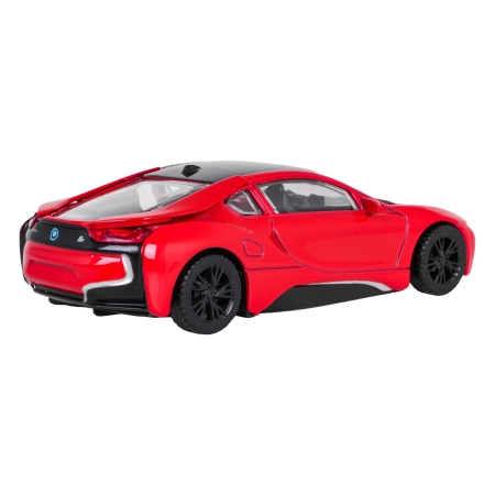 Autko Metalowe 1:43 BMW i8 Czerwone RASTAR