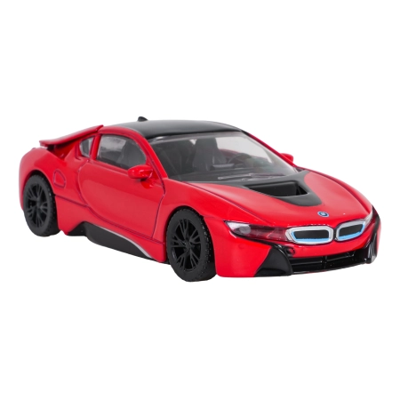 Autko Metalowe 1:43 BMW i8 Czerwone RASTAR
