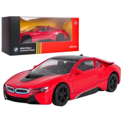 Autko Metalowe 1:43 BMW i8 Czerwone RASTAR