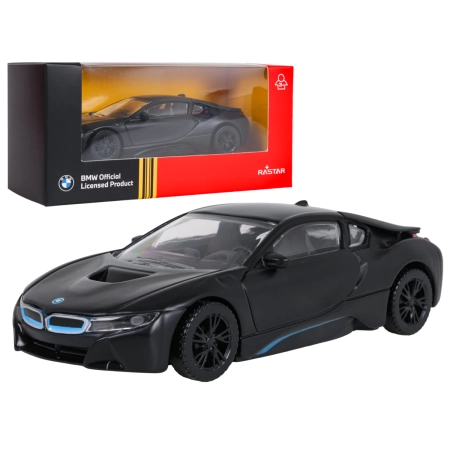 Autko Metalowe 1:43 BMW i8 Czarne RASTAR