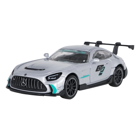 Autko Metalowe 1:43 Mercedes-AMG GT2 Srebrny RASTAR