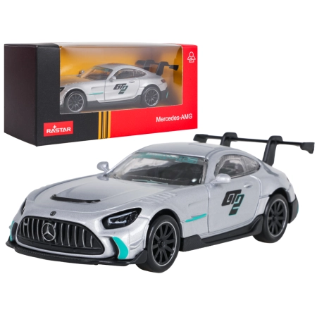 Autko Metalowe 1:43 Mercedes-AMG GT2 Srebrny RASTAR