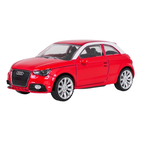 Autko Metalowe 1:43 Audi A1 Czerwony RASTAR