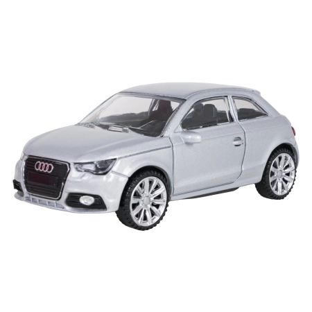 Autko Metalowe 1:43 Audi A1 Srebrny RASTAR