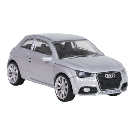 Autko Metalowe 1:43 Audi A1 Srebrny RASTAR