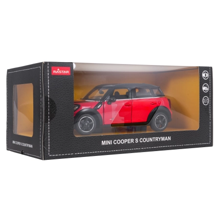 Autko Metalowe 1:24 MINI Countryman Czerwony RASTAR