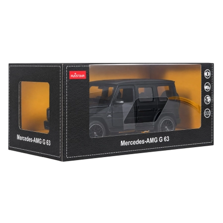 Autko Metalowe 1:24 Mercedes AMG G63 Czarny RASTAR