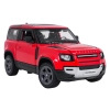 Autko Metalowe 1:24 Land Rover Defender 90 Czerwony RASTAR