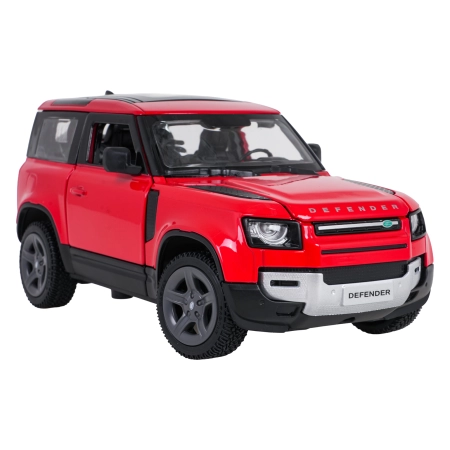 Autko Metalowe 1:24 Land Rover Defender 90 Czerwony RASTAR