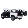 Autko Metalowe 1:24 Land Rover Defender 90 Biały RASTAR